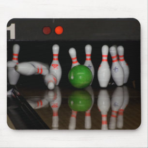 Bowling mouse pad