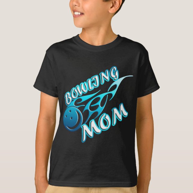 Bowling Mum (flame) copy.png T-Shirt (Front)