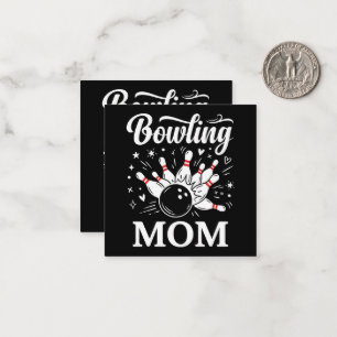 Bowling Mum Heart Pins Funny League Mothers Day Card