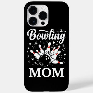Bowling Mum Heart Pins Funny League Mothers Day Case-Mate iPhone 14 Pro Max Case