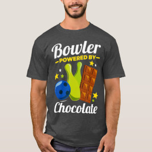 Bowling Novelty Gifts Bowler Powered By Men T-Shirt