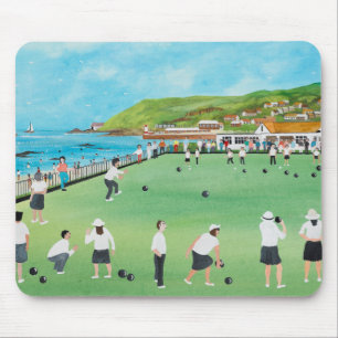 Bowling on Newlyn Green Mouse Pad