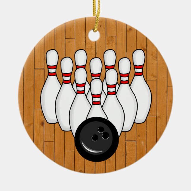  Bowling Ornament for your Favourite Bowler (Front)