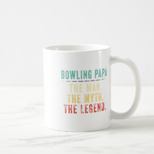 Bowling Papa Fathers Day Gift Coffee Mug