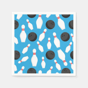 Bowling Paper Napkins, Strike Party Supplies Napkin