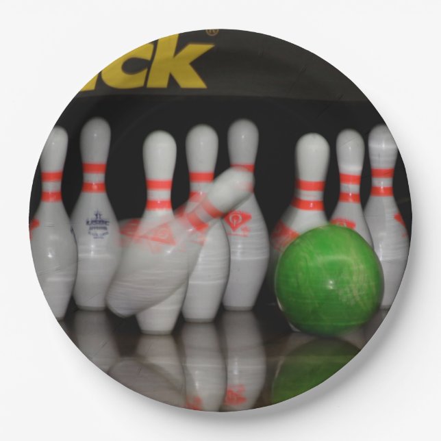 Bowling Paper Plate (Front)