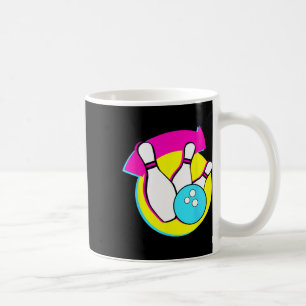 Bowling Party Funny Retro Bowling Players Bowler Coffee Mug