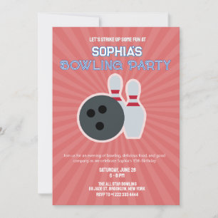 Bowling Party Invitation 5