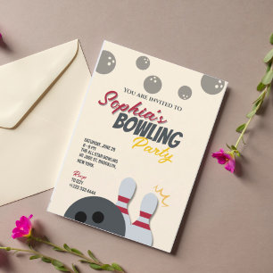 Bowling Party Invitation 6