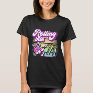 Bowling Party Rolling Into 71 Bowling Birthday T-Shirt