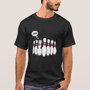 Bowling Penguin Game Ball For Kids Men And Bowlers T-Shirt