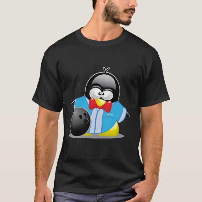 Bowling Penguin T-Shirt (Front)