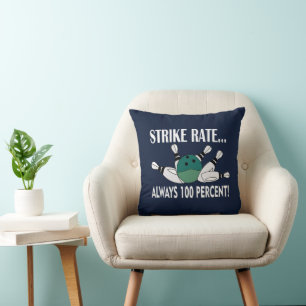 Bowling Pin Ball Strike Team Cushion