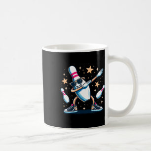 Bowling Pin Dabbing Sungles Bowler Player Kids Boy Coffee Mug