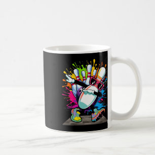 Bowling Pin Dabbing Sungles Bowler Player Kids Boy Coffee Mug