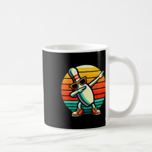 Bowling Pin Dabbing Sungles Bowler Player Kids Boy Coffee Mug
