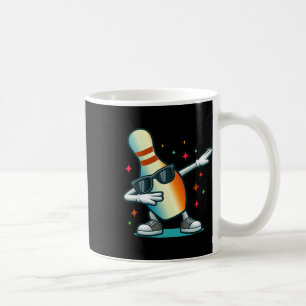 Bowling Pin Dabbing Sungles Bowler Player Kids Boy Coffee Mug