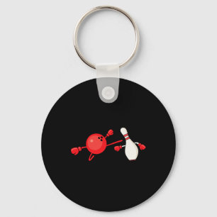 Bowling Pin Karate Key Ring