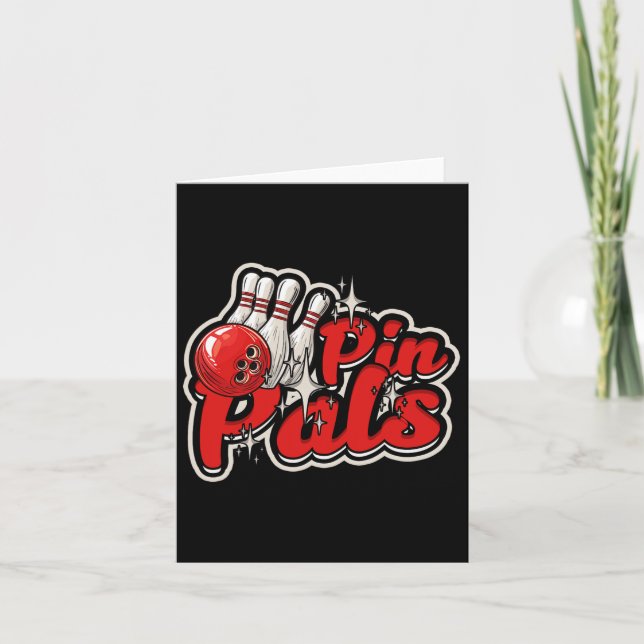 Bowling Pin Pals 1  Card (Front)
