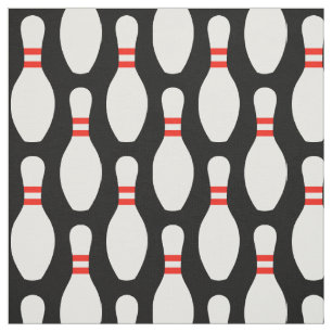 Bowling pin pattern fabric for DIY projects