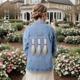 Bowling Pins Denim Jacket