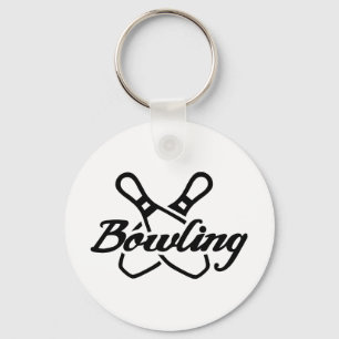 Bowling pins key ring