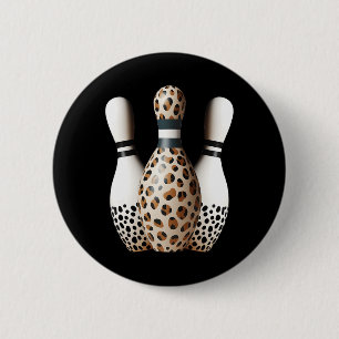 Bowling Pins Leopard Cheetah Print Bowler Sport Gr