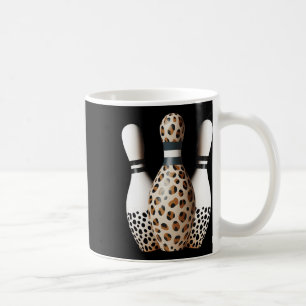 Bowling Pins Leopard Cheetah Print Bowler Sport Gr Coffee Mug