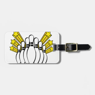 Bowling Pins Luggage Tag