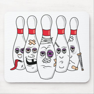 Bowling Pins Mouse Pad