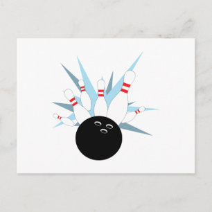 Bowling Pins Postcard