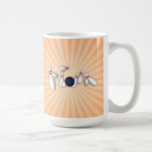 Bowling Pins: Vector Drawing: Coffee Mug