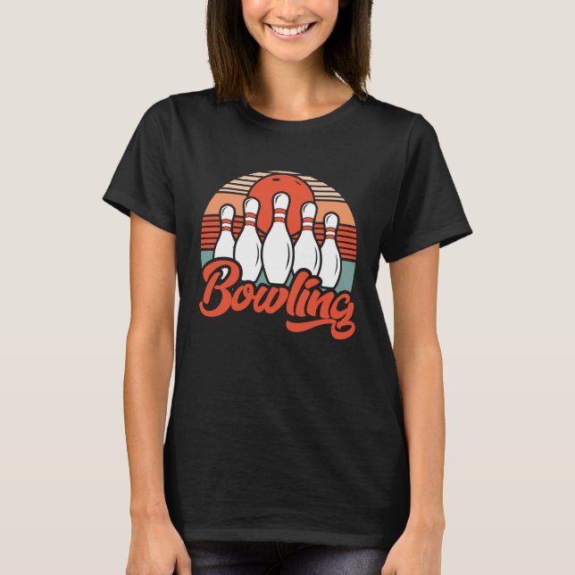 bowling player bowler bowling game bowling  1 T-Shirt (Front)