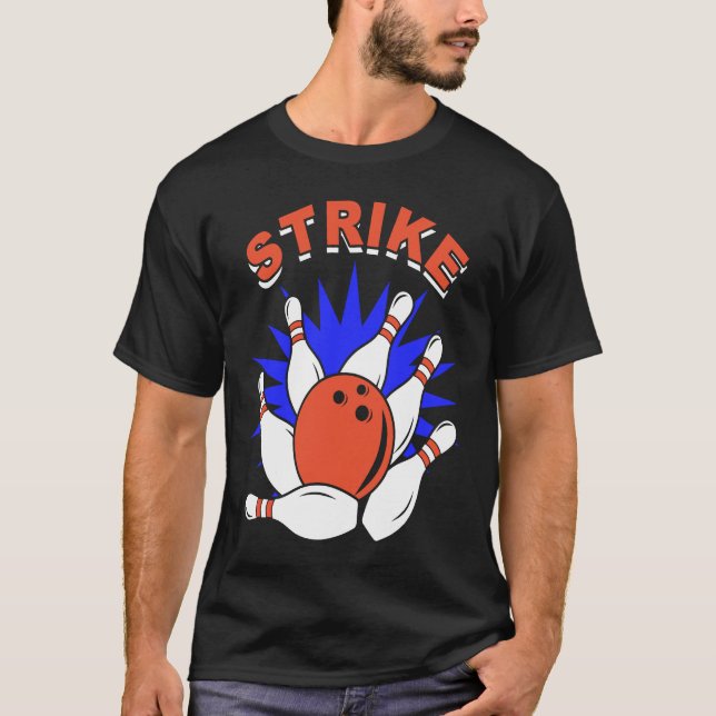 bowling player bowler bowling game bowling T-Shirt (Front)