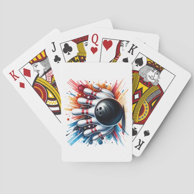 Bowling Playing Cards (Back)