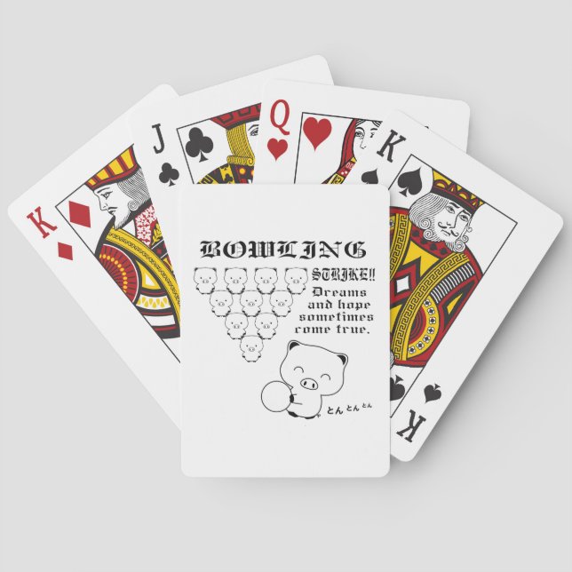 Bowling Playing Cards (Back)