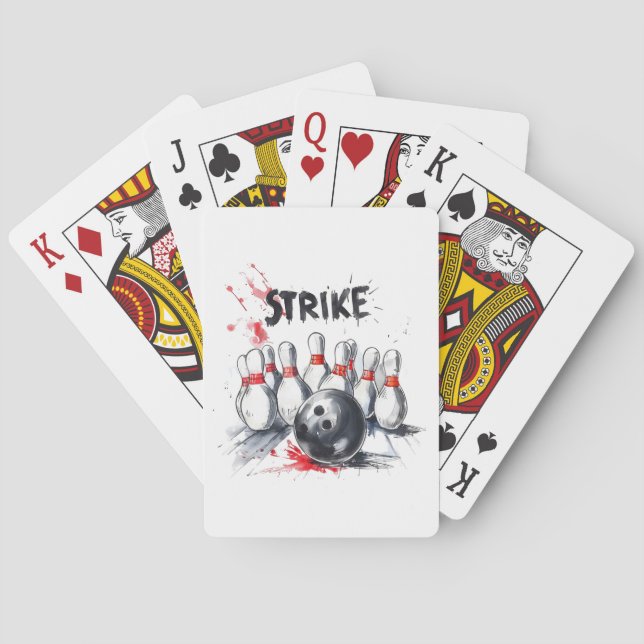 Bowling Playing Cards (Back)