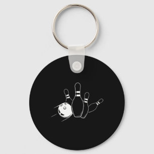Bowling Pocket Style Sports Bowler Team Bowling Lo Key Ring