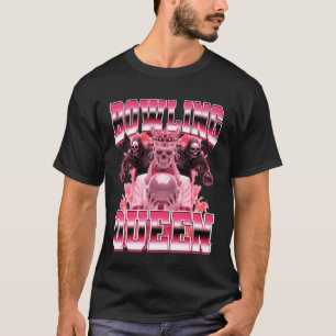 Bowling Queen Bowler 90s Bootleg Style T-Shirt
