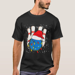 Bowling Reindeer Christmas Shirt Pajama Srt X-mas 