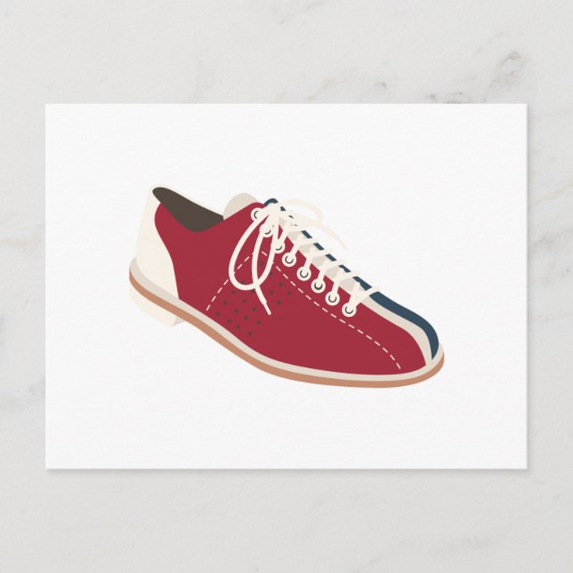 Bowling Shoe Postcard (Front)