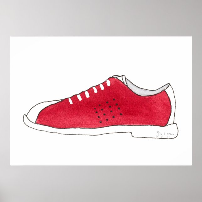 Bowling Shoe Posters & Prints (Front)