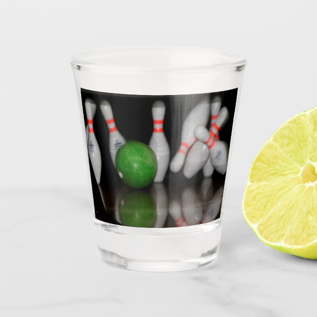 Bowling Shot Glass (Front)