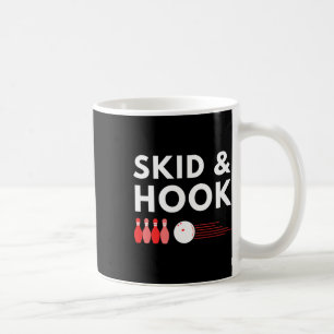 Bowling Skid And Hook Design For Bowlers Throwing Coffee Mug