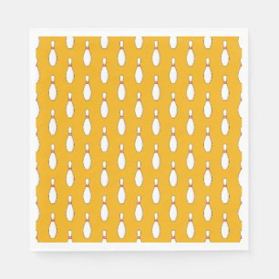 Bowling Skittle Pattern Napkin