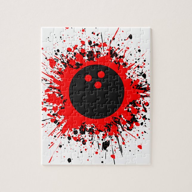 bowling splats jigsaw puzzle (Vertical)