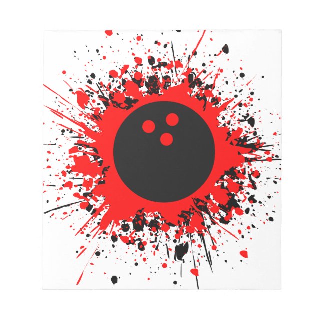 bowling splats notepad (Front)