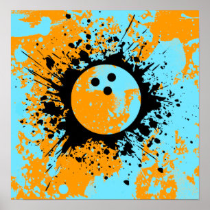 bowling splatz poster