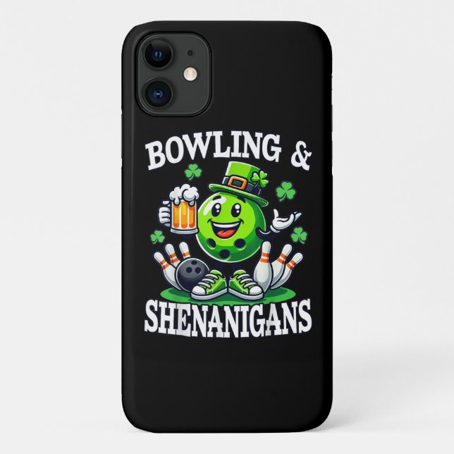 Bowling St Patrick's Day Shenanigans Case-Mate iPhone Case (Back)