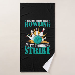 Bowling Strike Bath Towel